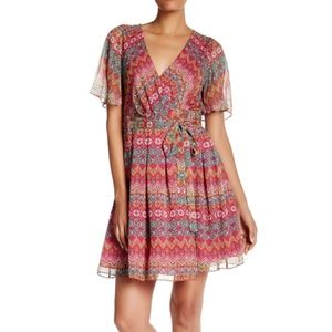 Diane von Furstenberg Katina Print Silk Wrap dress